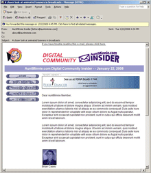 Outlook 2003 sample