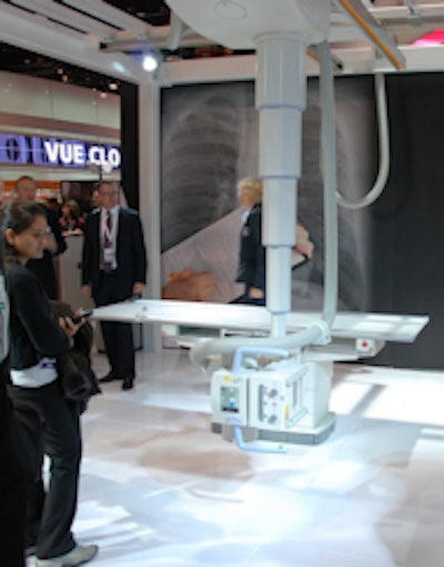 Siemens' new Multix Fusion DR system.