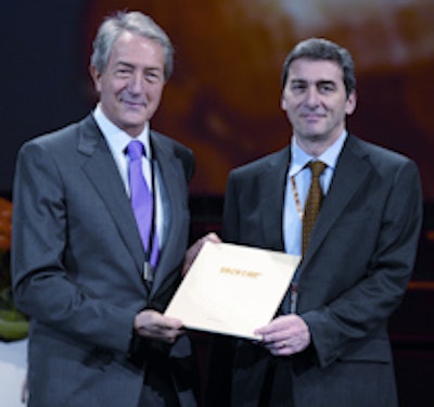 Prof. Roberto Maroldi (right), head of radiology at the University of Brescia, Italy. Image provided by ESR.