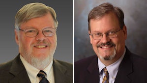 Frederic Fahey, DSC, and Dr. Gary Dillehay