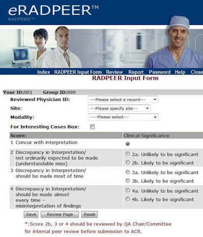 eRadPeer peer review