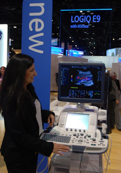 GE's Logiq E9 with XDclear.