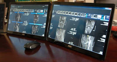 Three-headed mobile workstation