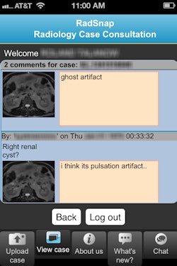 RadSnap is a free tool for obtaining consultations on difficult cases. Image courtesy of Dr. Roland Talanow.