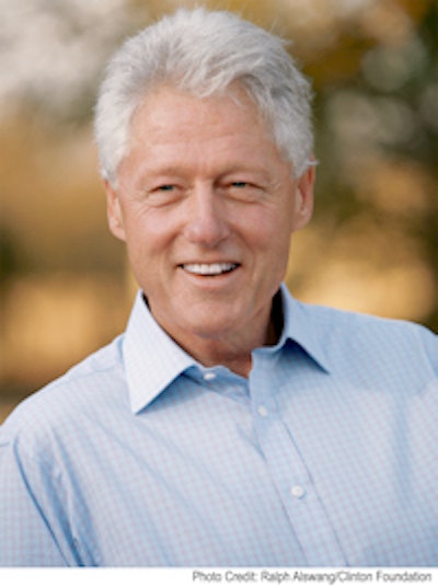 Former President Bill Clinton spoke about the transformative power of IT at HIMSS 2013. Image provided by HIMSS. Photo credit: Ralph Alswang/Clinton Foundation.