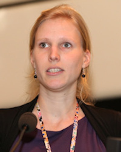 Dr. Laura Merckel from the University Medical Center Utrecht in the Netherlands. Image courtesy of the European Society of Radiology.