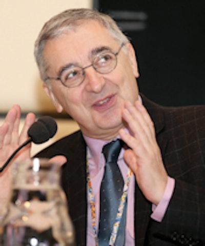 Dr. Yves Menu from Paris. Image courtesy of the European Society of Radiology.