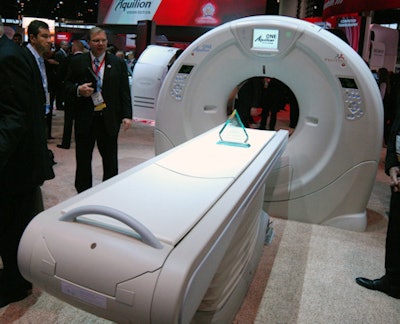 Toshiba's Aquilion One Vision CT scanner.