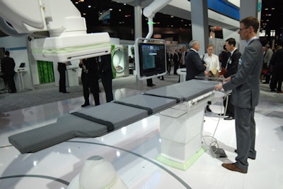 Siemens' new Artis one interventional x-ray system.