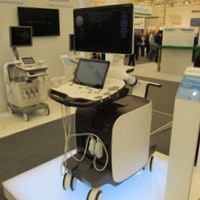 Samsung's new UGEO RS80A ultrasound scanner.