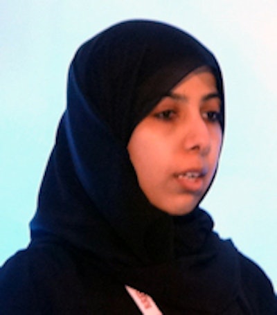 Dr. Fatima Al Kaabi from Tawam Hospital.