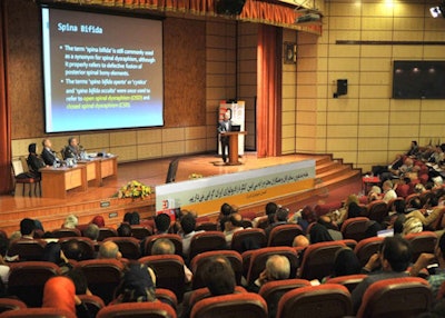 The Iranian Congress of Radiology was held in May in Tehran. Image courtesy of Dr. Mansoor Fatehi.