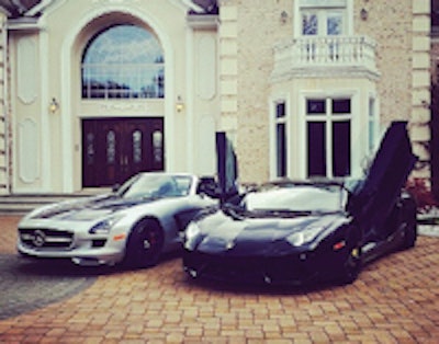 NJ officials seized assets including luxury sports cars. Image courtesy of the attorney general's office.