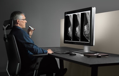 Barco's Coronis Uniti is designed to be a single display for all diagnostic image interpretation needs. Image courtesy of Barco.