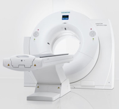 Siemens' Definition Edge single-source CT scanner.