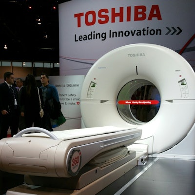 Toshiba's Celesteion PET/CT scanner.