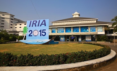 The meeting hall for IRIA 2015 in Kochi. Photo by Dr. Woojin Kim.
