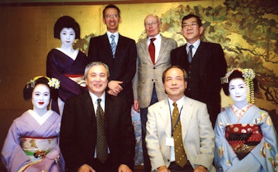 Promoting good international relations means a great deal to Hamm. He is shown here during the meeting of the Japanese-German Radiological Society.
