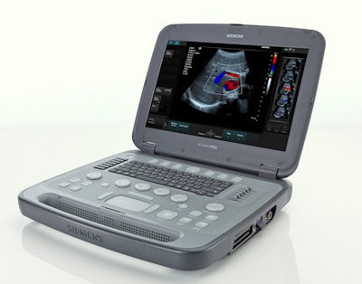 Siemens' new P500, Frosk edition ultrasound system. Image courtesy of Siemens Healthcare.