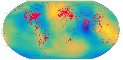 Global map of open DICOM servers. Image courtesy of Oleg Pianykh, PhD.