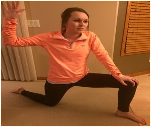 Psoas lunge stretch. Image courtesy of Doug Wuebben.