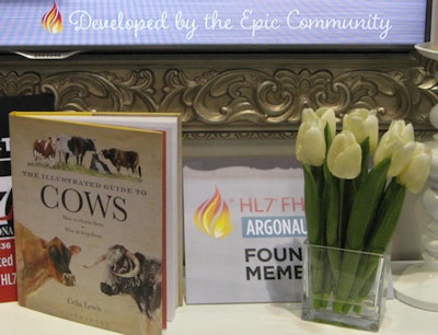 Cows and flowers