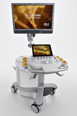 Helx Evolution with Touch Control upgrade as shown on an Acuson S3000 system. Image courtesy of Siemens Healthcare.