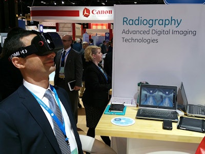 GE is giving RSNA attendees a tour of a virtual radiography department.