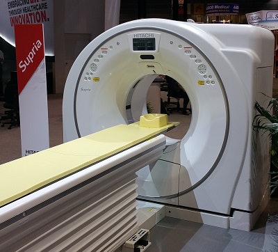 Hitachi's Supria 16-slice CT scanner.