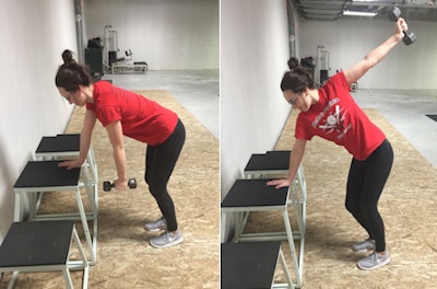 Modified reverse dumbbell fly