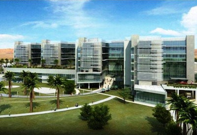 The Sheikh Khalifa Specialty Hospital is a 246-bed tertiary referral hospital specializing in cardiology, oncology, and neurology/neurosurgery.