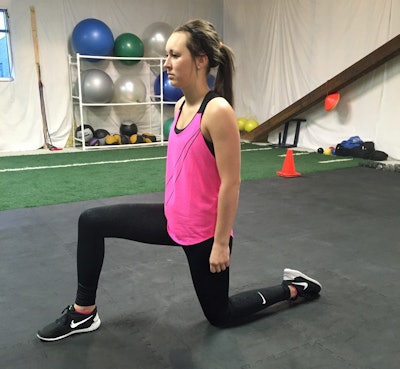 Kneeling hip extension
