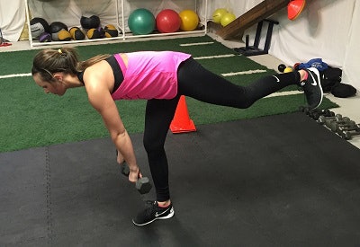 Single-leg Romanian deadlift