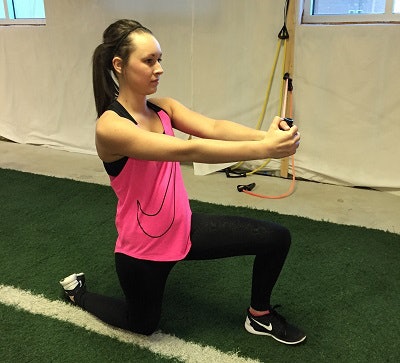 Kneeling Pallof press