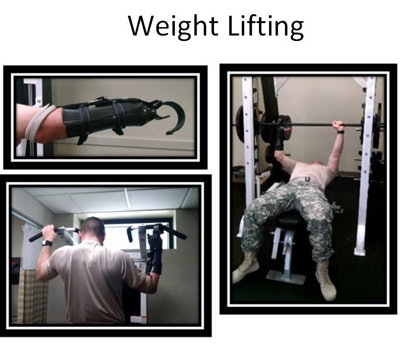 Prosthetic for weightlifting