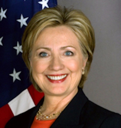 U.S. presidential candidate Hillary Clinton.