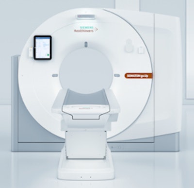 Siemens is launching the Somatom go.Up scanner at this week's RSNA 2016 meeting. Image courtesy of Siemens.