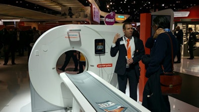 Somatom go.Now is one of a pair of new tablet-controlled CT scanners.