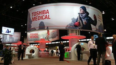 Toshiba Medical's booth at RSNA 2016.