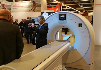 Aquilion Lightning SP is a new economy-level CT scanner.