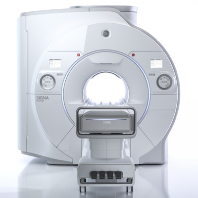 The Signa Premier MRI system. Image courtesy of GE Healthcare.