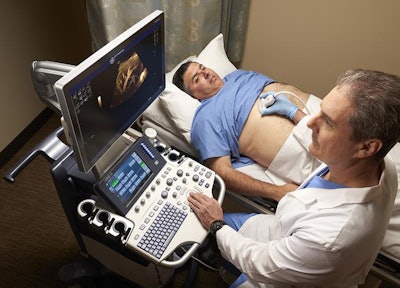 Logiq S8 now includes XDclear 2.0 and FibroScan. Image courtesy of GE.