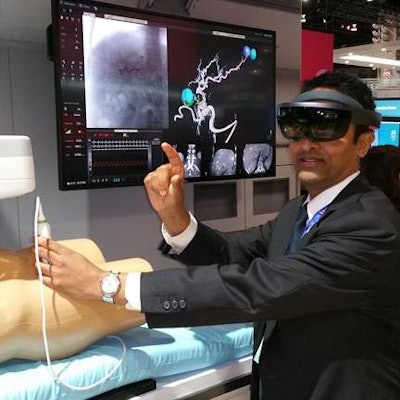 Several vendors demonstrated augmented reality projects at RSNA 2017.