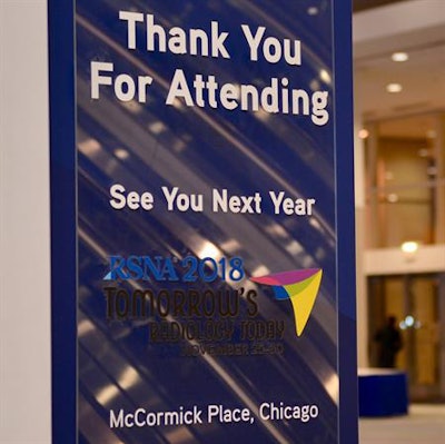 RSNA 2018 will take place November 25-29, 2018.