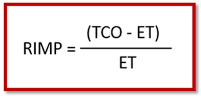 TCO equation to calculate RIMP
