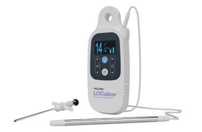 The Localizer wireless breast lesion localization device. Image courtesy of Hologic.