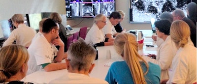 Multidisciplinary team meetings play a central role in the management of prostate cancer.