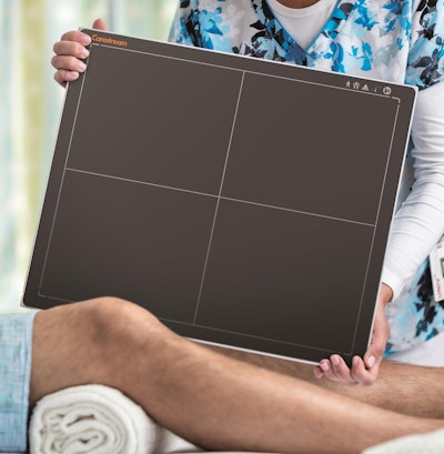 Carestream's new Focus 35C retrofit DR detector. Image courtesy of Carestream.