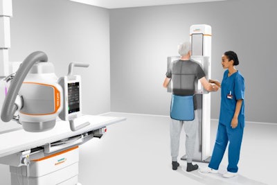 The Ysio X.pree DR system includes automation tools to improve efficiency. Image courtesy of Siemens Healthineers.