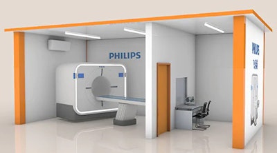 An illustration of a CT cabin. Image courtesy of Royal Philips.